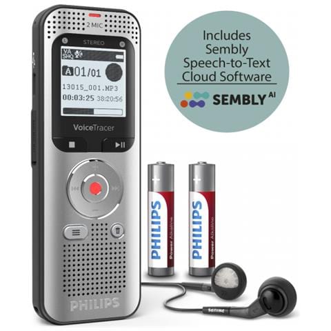 Registratore Audio Dvt 2015 - Registrazioni Stereo Mp3 E Pcm - 8gb - Assemblaggio Sintesi Vocale - Foto 1