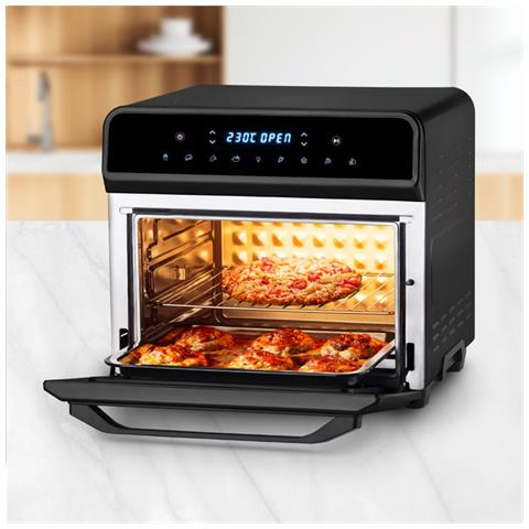 72805358 friggitrice Singolo 23 L Indipendente 1800 W Friggitrice ad aria calda Nero - Foto 2