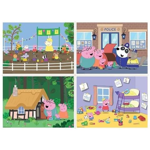 Puzzle Progressivi Peppa Pig - Educa - Multi 4 - Da 50 A 150 Pezzi - Foto 1