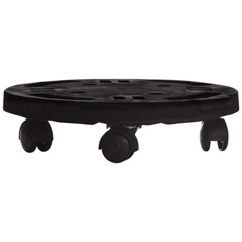 Carrelli Per Piante Con Ruote 5 Pz Diametro 30 Cm Neri 170 Kg - Foto 3