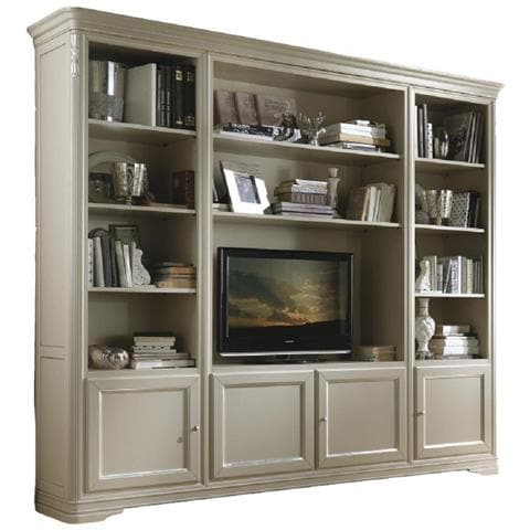 Libreria Porta Tv Classica In Legno Di Vari Colori L. 257 P. 48 H. 225 - Foto 1