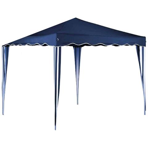 Gazebo In Acciaio E Poliestere Blu 3x3 Mt Marilia - Foto 1
