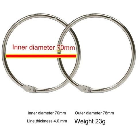 Anello Diviso In Metallo S - Foto 2