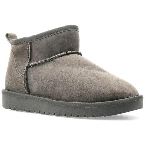 Alaska Booties Grey Stivaletti Pelle Scamosciata /nabuk Scarpe Donna Grigio Eu 37, 12-29944-10 - Foto 1