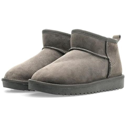 Alaska Booties Grey Stivaletti Pelle Scamosciata /nabuk Scarpe Donna Grigio Eu 37, 12-29944-10 - Foto 3