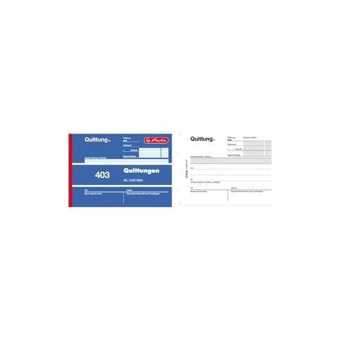 Blocco Per Ricevute - A6 (105x148 Mm) - Germania - 80 Fogli (7876147) - Foto 1