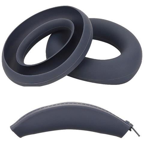 Cuscinetti Auricolari Di Ricambio Per Anker Soundcore Space Q45 - Cuscino Auricolare In Memory Foam Per Un Comfort Superiore Blue - Foto 1