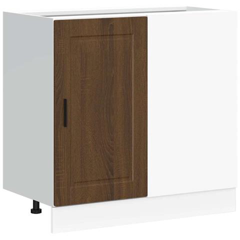 Base Da Cucina Porto Rovere Marrone In Legno Multistrato - Foto 2