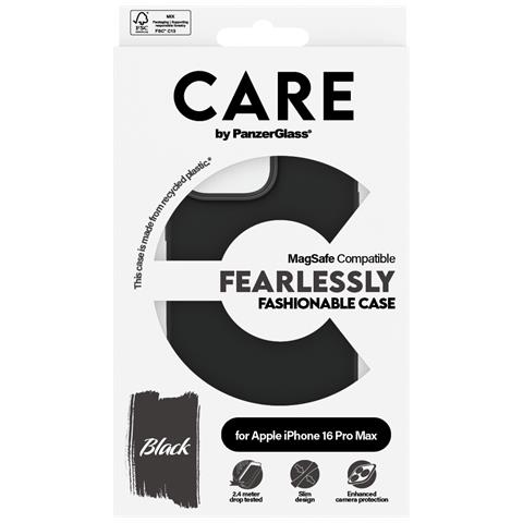 CARE by PG BLK MagSafe iPhone16 6.9 Pro custodia per cellulare Cover Trasparente - Foto 2