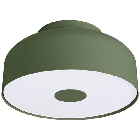 Lampada Da Soffitto Omiq Verde Oliva Sl. 1680 - Moderno Lampada Da Soffitto Verde Oliva 15x30x30 Cm - Foto 1