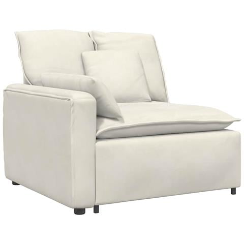 Modulo Terminale Bracciolo Divano Modulare con Cuscini 100 cm - Foto 1