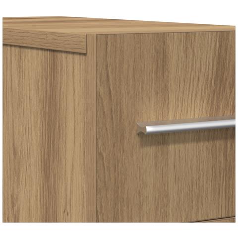 Armadio da farmacia  in rovere artigianale 20x45,5x60 cm in legno ingegnerizzato - Foto 9