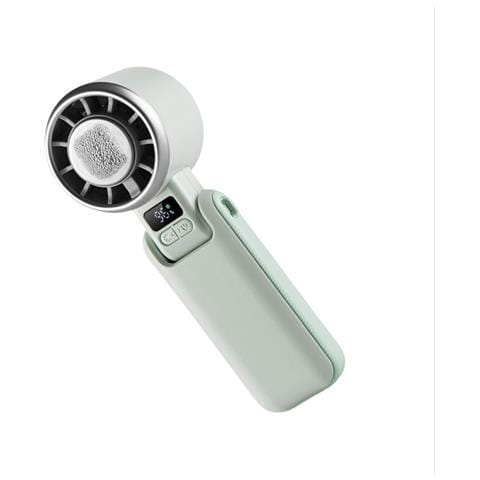 Ventilatore Portatile Ad Alta Velocità Con Raffreddamento A Ghiaccio E Display Digitale Green - Foto 3