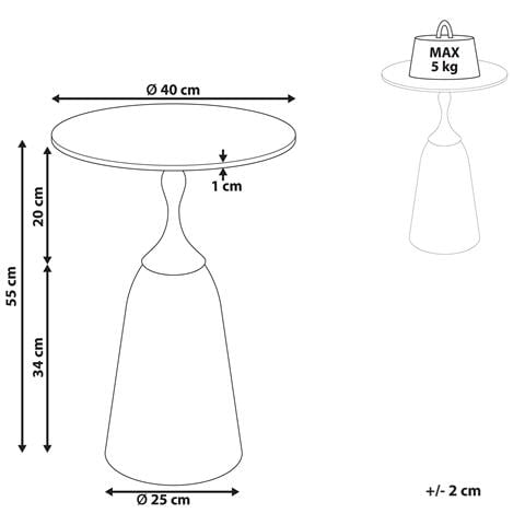 Tavolino Carter Vetro Temperato Marmo Grigio - Foto 5