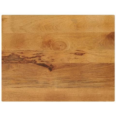 Piano per Tavolo 90x70x3,8 cm Rettangolare Legno Massello Mango - Foto 1