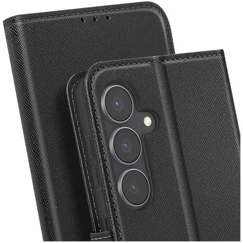 Custodia A Portafoglio Per Galaxy S25 Fe Effetto Saffiano Con Funzione Stand - Foto 5