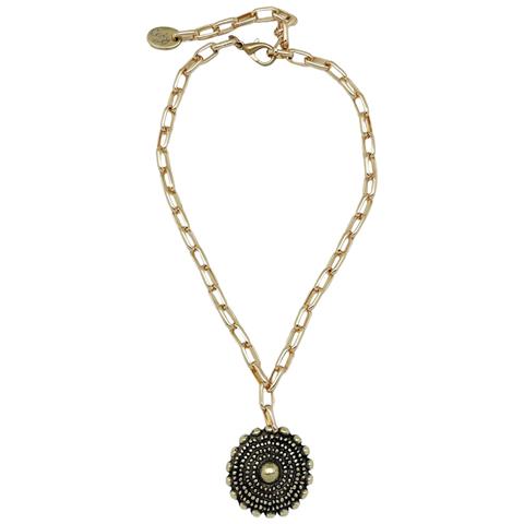 Collana Girocollo In Stile Charro, 40 Cm, Oro - Foto 1