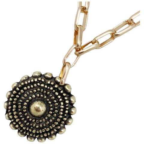 Collana Girocollo In Stile Charro, 40 Cm, Oro - Foto 2