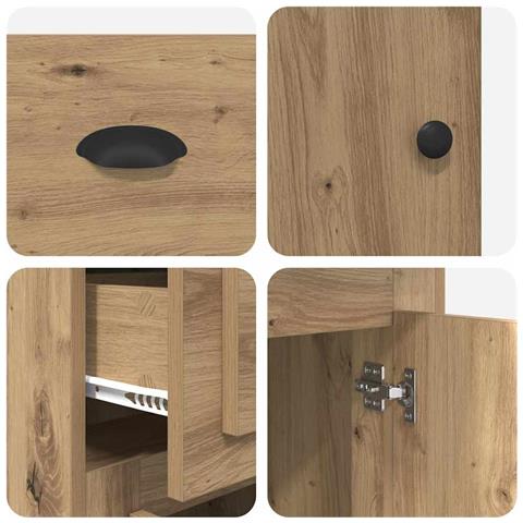 Mobile laterale Rovere artigianale 40 x 50 x 75 cm - Foto 9