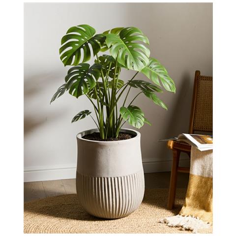 Vaso Per Piante Pylaros 36 Cm Grigio - Foto 1