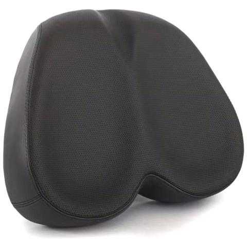 Sella Bici Ergonomica In Gel Comfort - Sollievo Dalla Pressione E Assorbimento Degli Urti Black - Foto 1