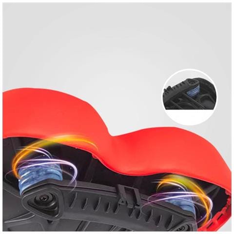 Sella Bici Ergonomica In Gel Comfort - Sollievo Dalla Pressione E Assorbimento Degli Urti Black - Foto 5