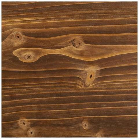 Scaffale In Legno Marrone E Metallo Con Ruote 98x34x94,5h - Foto 2