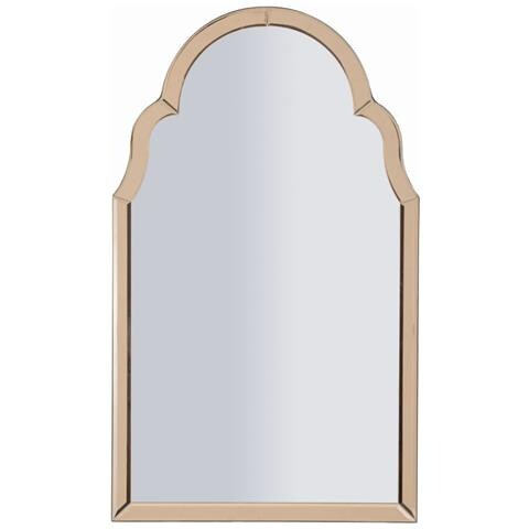Specchio Con Cornice Classico 7-rosa-mdf-80x47x1 Cm - Foto 1