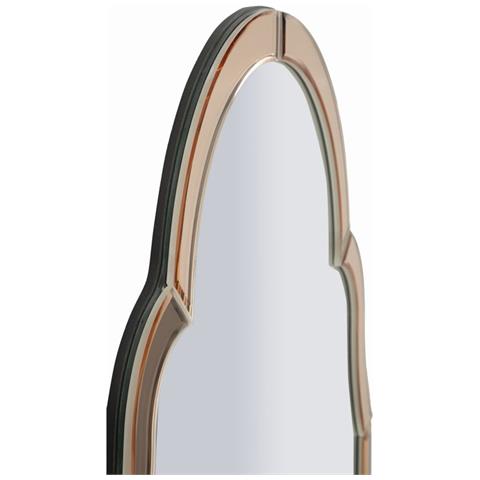 Specchio Con Cornice Classico 7-rosa-mdf-80x47x1 Cm - Foto 2