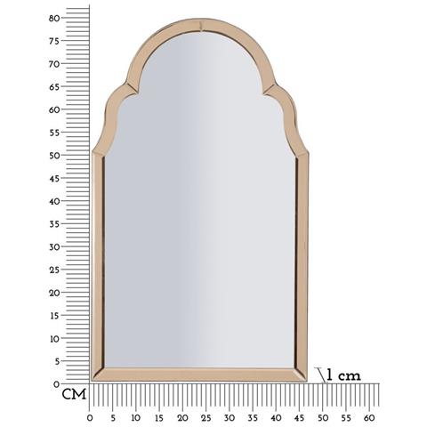 Specchio Con Cornice Classico 7-rosa-mdf-80x47x1 Cm - Foto 6