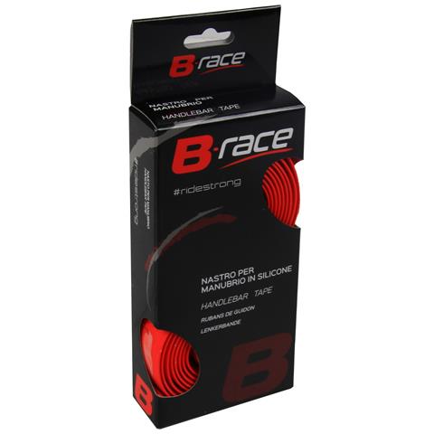Nastri Manubrio B-race Rosso In Silicone Paio - Foto 2