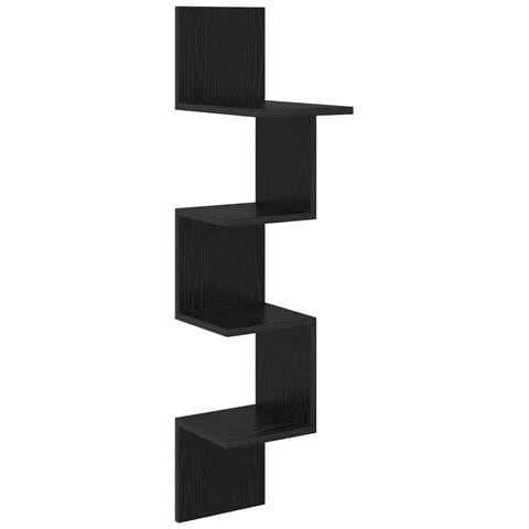 Scaffale da parete A parete Nero 32 x 21 x 107 cm - Foto 1