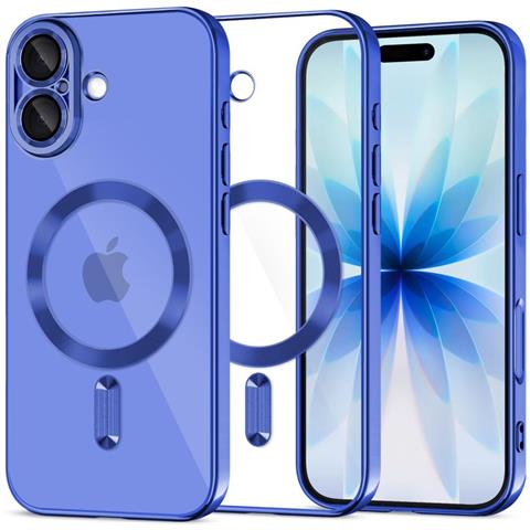 Custodia Trasparente Blu Scuro Magflex Per Iphone 17 - Foto 2