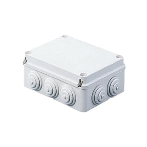 Cassetta Di Derivazione Con Coperchio Basso A Vite Ip55 Dimensioni Interne 120x80x50 Pareti Con Passacavi - Foto 1