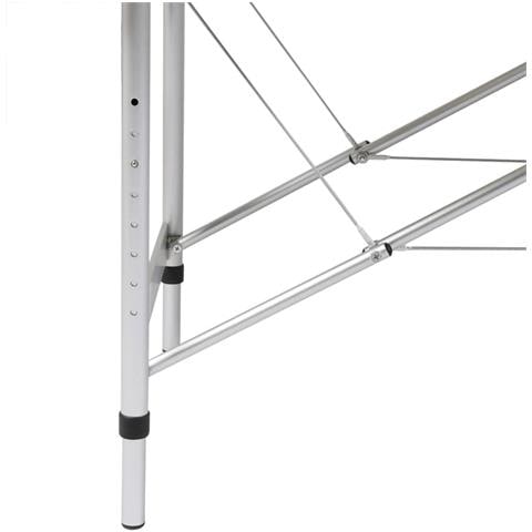 Lettino Pieghevole Da Massaggio Nero 3 Zone Con Telaio Alluminio - Foto 7