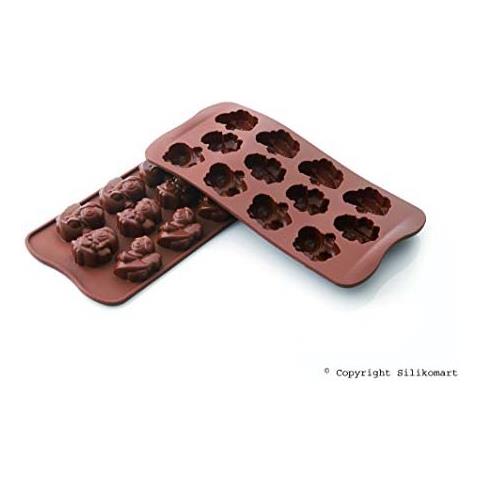 Stampo cioccolato angels easy choc 35x30mm h. 16mm 112.5ml silicone - Foto 1