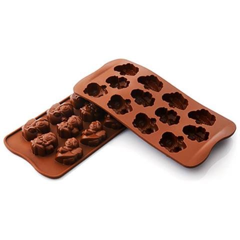 Stampo cioccolato angels easy choc 35x30mm h. 16mm 112.5ml silicone - Foto 2