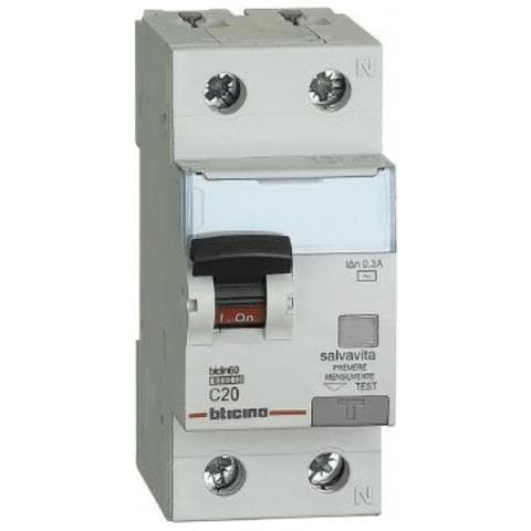 Gn8814ac20 - Btdin60 - Interruttore Magnetotermico Differenziale Ac 1p+n 20a 6ka 300ma - Foto 4