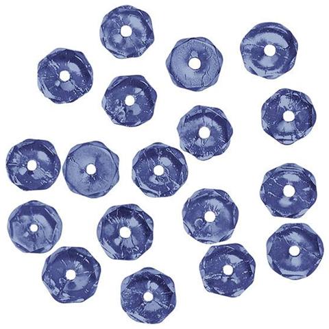 50 Pezzi - Perla In Vetro Sfaccettata 6mm - Colore Iridescente - Foto 1