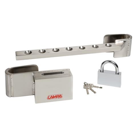 Zanna Jumbo Inox Lucchetto Antifurto Porte Poste - Foto 2