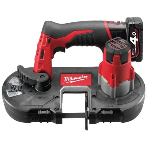 M12 Bs-402c Sega A Nastro 12v - 2 Batterie 4,0 Ah - 1 Caricabatterie 493344141805 - Foto 1