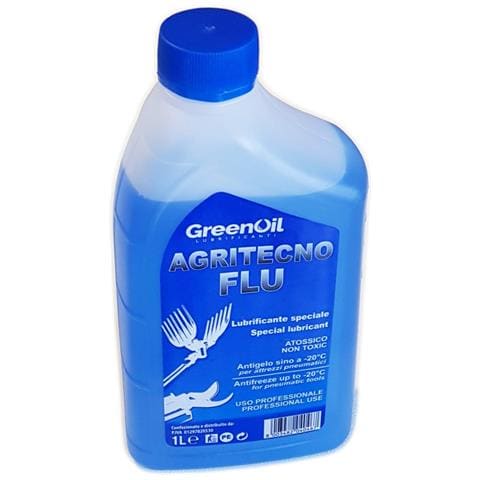 Lubrificante olio atossico antigelo agritecno flu 1lt per attrezzi pneumatici - Foto 1