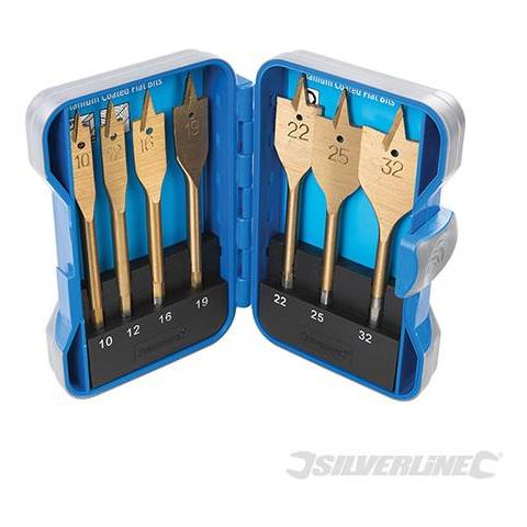 Set Di Punte Al Titanio Per Legno Plastica 10-32 Mm 7 Pz - Foto 1