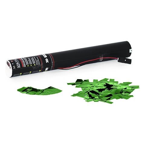 Electric Confetti Cannon 50cm, Green Metallic - Foto 1