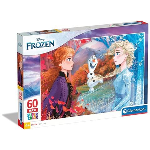 Disney Frozen 2 Maxi Supercolor Puzzle 62x42cm 60 Pezzi 26452 - Foto 2
