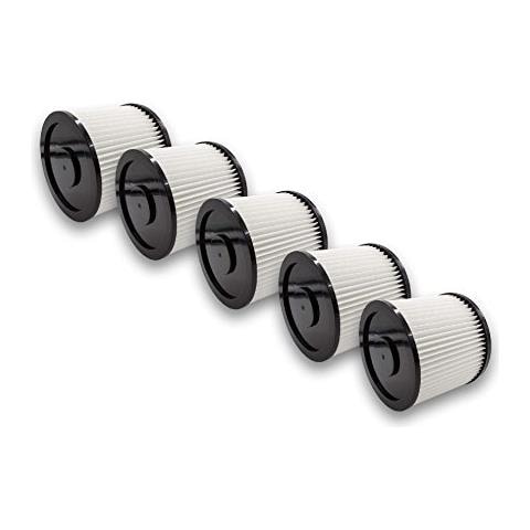 5 Sacs Papier Pour Aspirateur Einhell TC-VC 1815S Etc. - 20L, Compatible Aspirateurs Sec/Humide Power X-Change