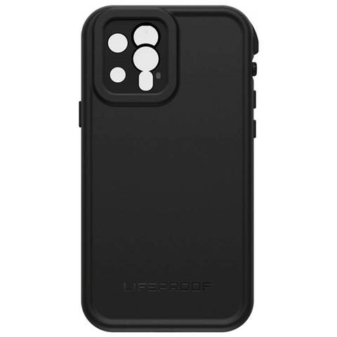 Fre Cover in Plastica per iPhone 12 Impermeabile Colore Nero - Foto 1