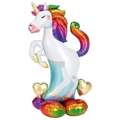 Palloncino Unicorno In Offerta! Gonfiabile Ad Aria E Ad Elio - Foto 10