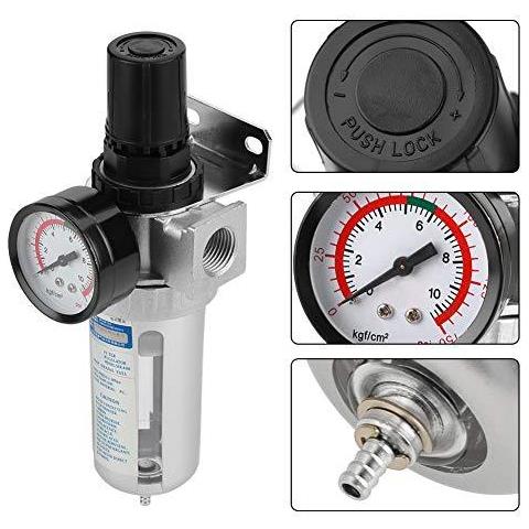 Pressione Regolatore Aria - Bsp 12 Trappola Compressore Daria Di Umidit Acqua Filtro Regolatore Con Il Monte Connection - Foto 4