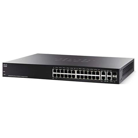 Switch Serie 350 con 24 Porte Gigabit Ethernet 10/100/1000 PoE - Foto 1